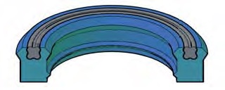 O-Ring Loaded Rod U-Seals